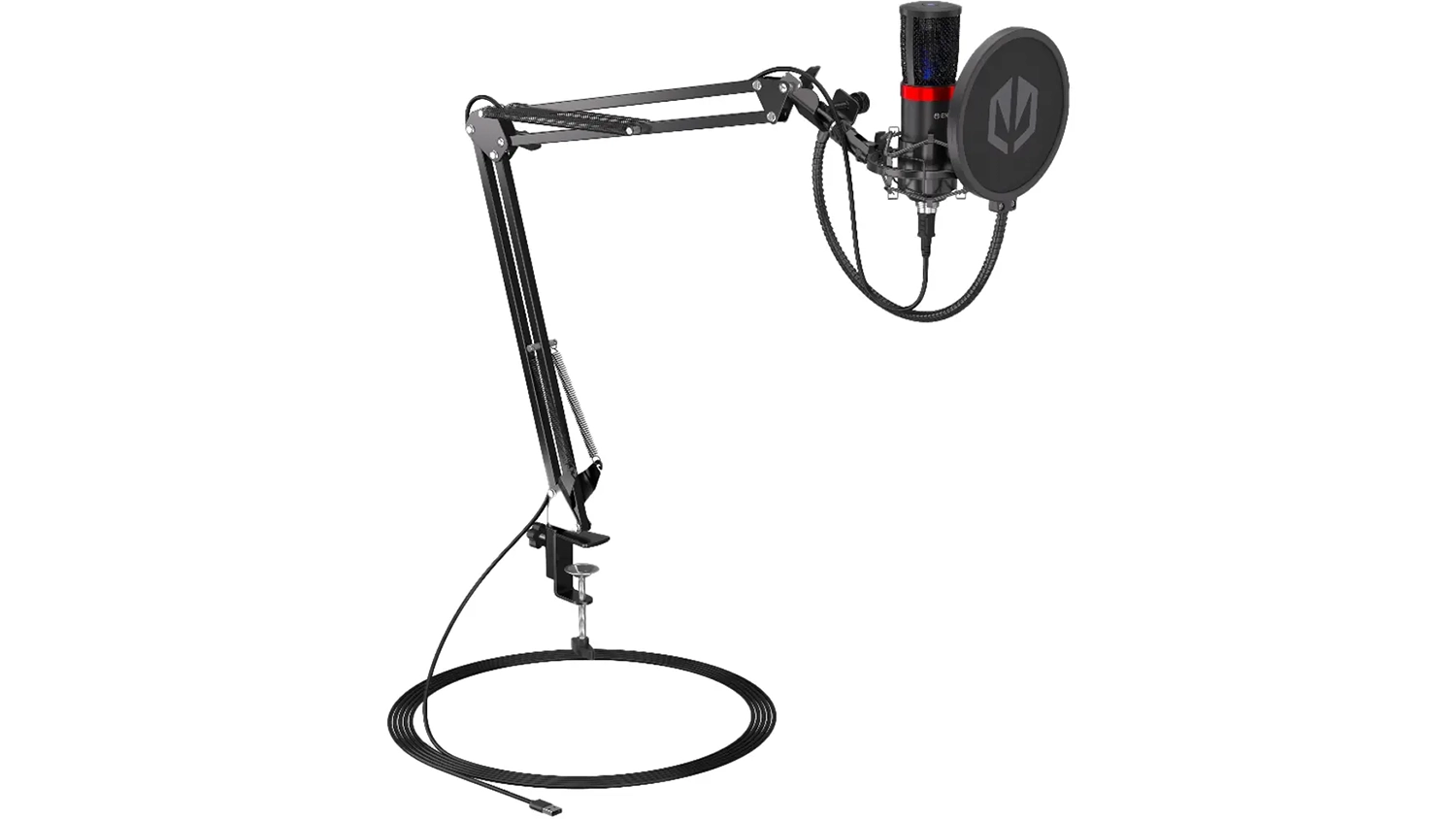 Stolní mikrofon ENDORFY Solum Streaming EY1B004 na bílém pozadí