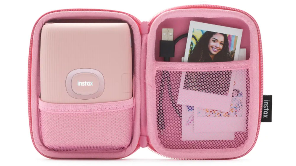 Otevřené pouzdro Fujifilm Instax Mini Link, růžové_02