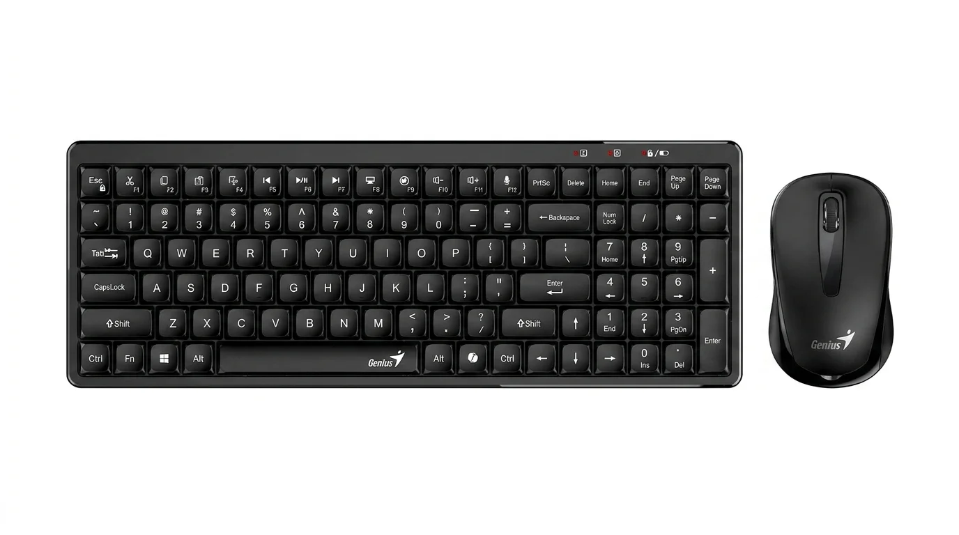 PC klávesnice s myší Genius LuxeMate Q8100 Black