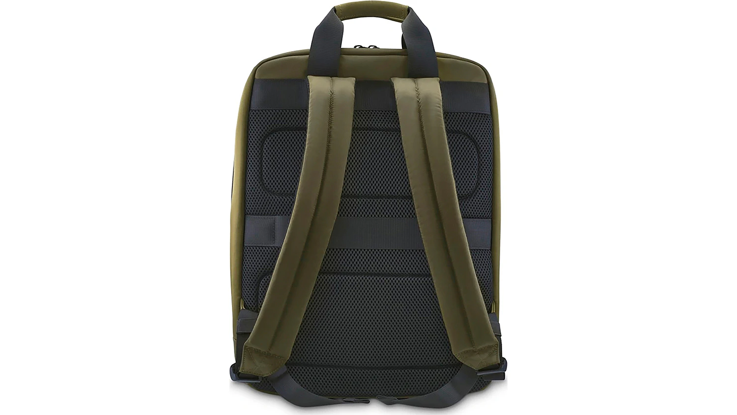 Batoh na notebook Hama Ultra Lightweight 16,2 čierno olivová zozadu