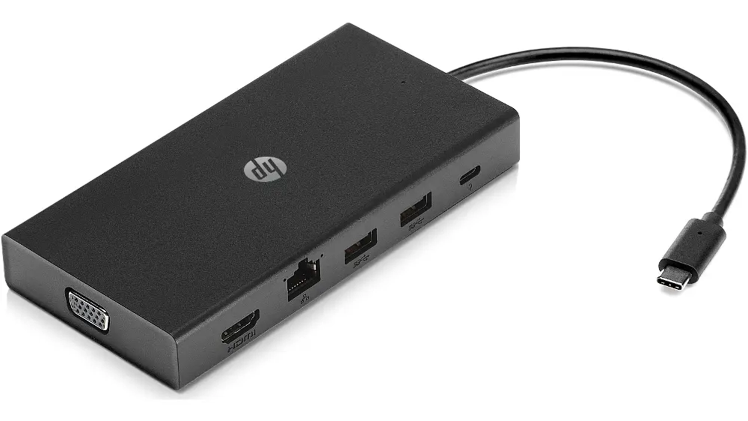Přenosný USB-C hub HP Travel 1C1Y5AA ze strany