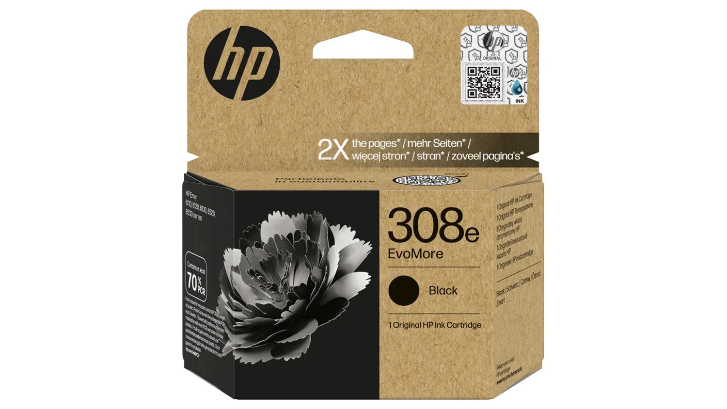 Inkoustová cartridge HP EvoMore 308e 7FP22UE