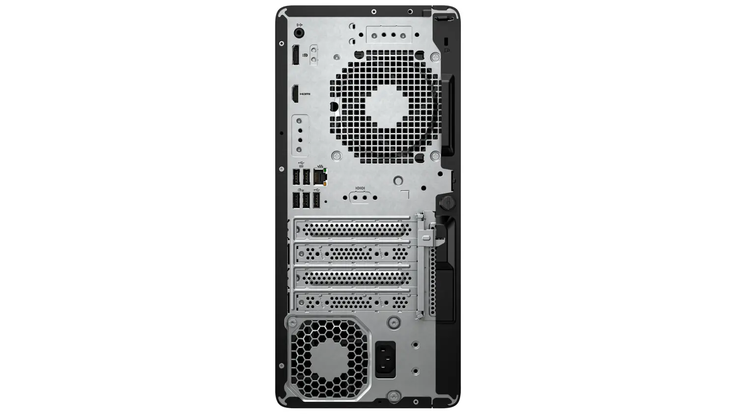 Stolní počítač HP ProDesk 4 G1i Tower pohled na zadní stranu