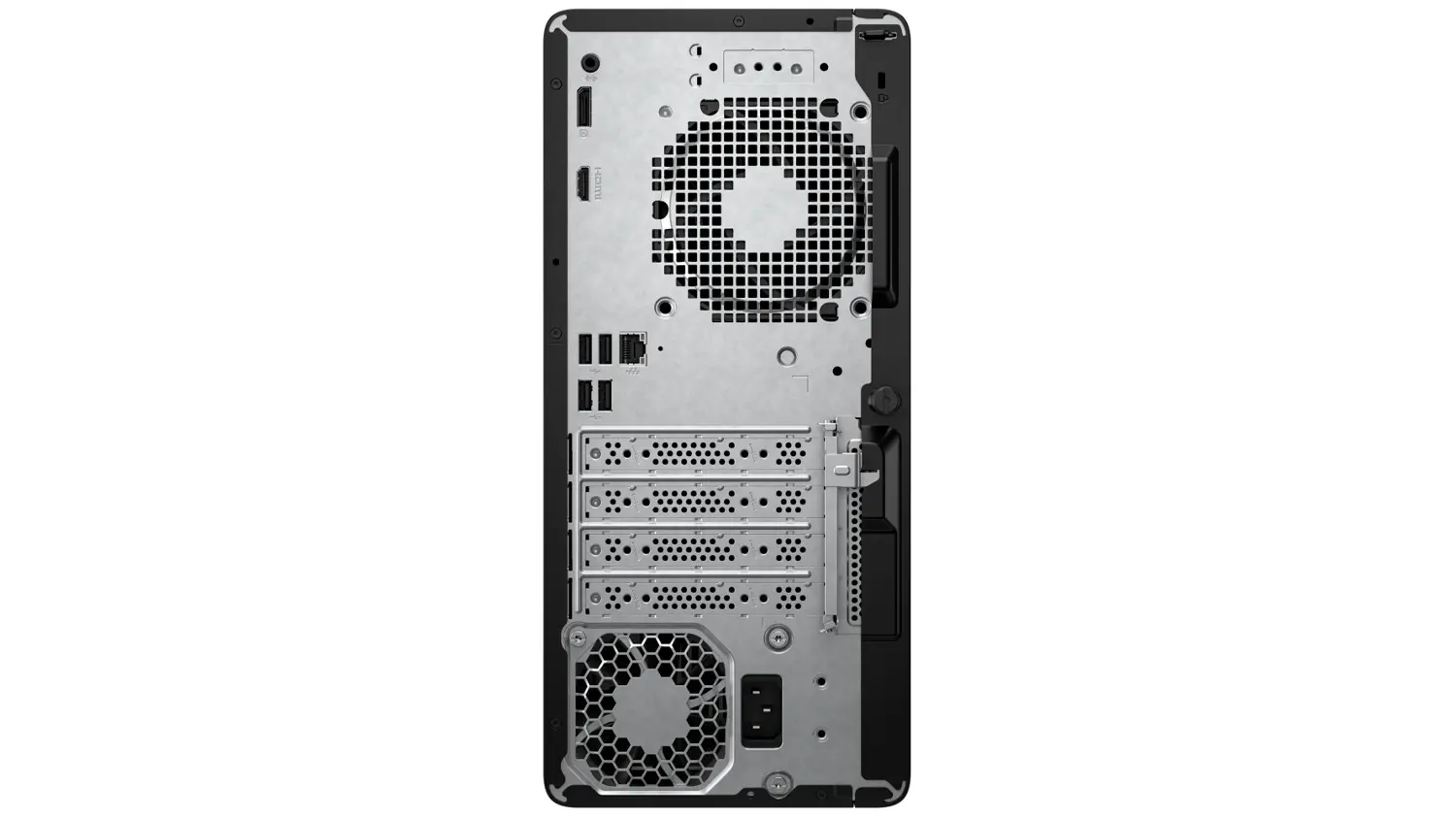 Stolní počítač HP ProDesk 2 G1i Tower pohled zezadu