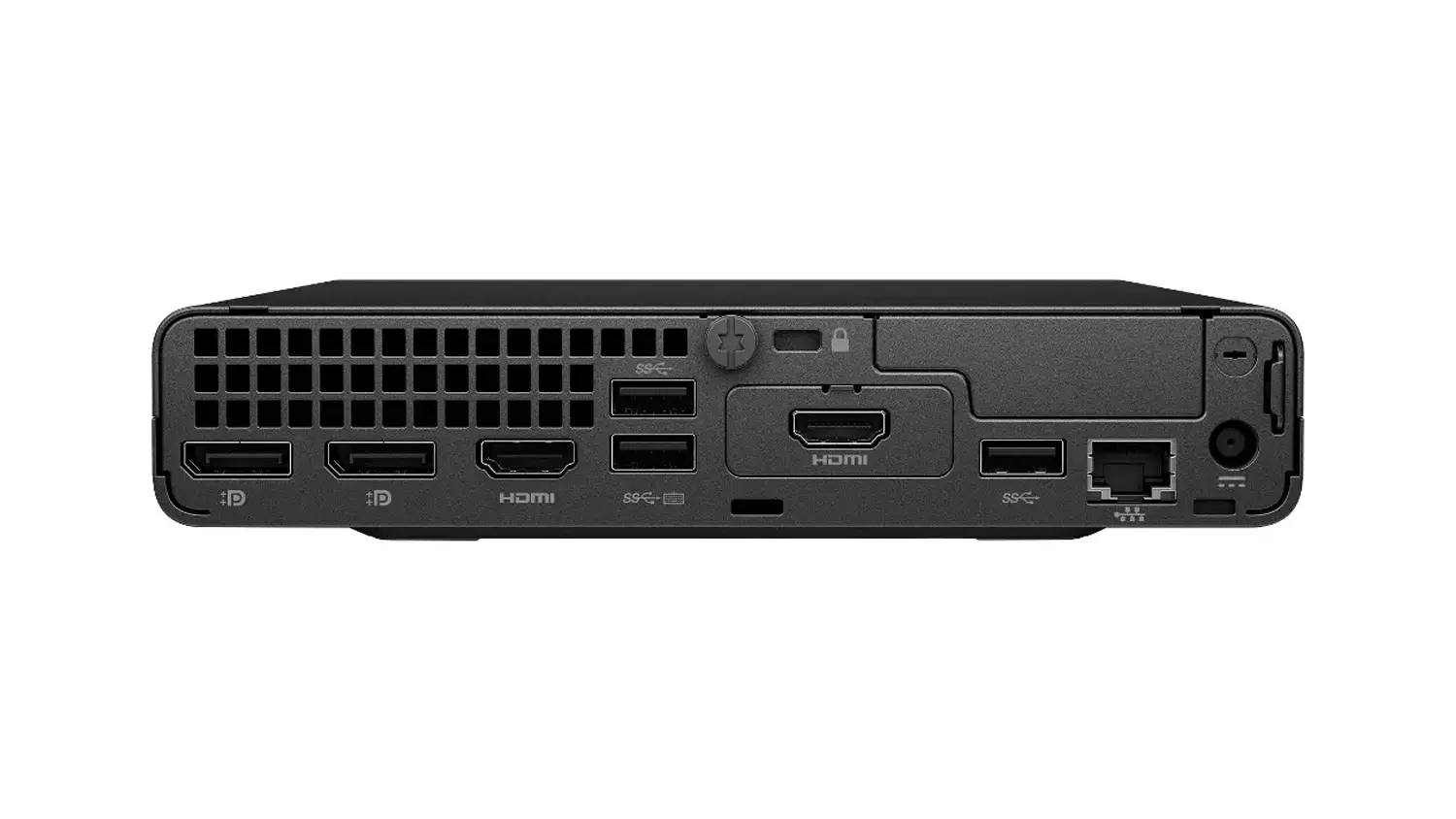 Stolní počítač HP ProDesk Mini 400 G9 ze zadní strany