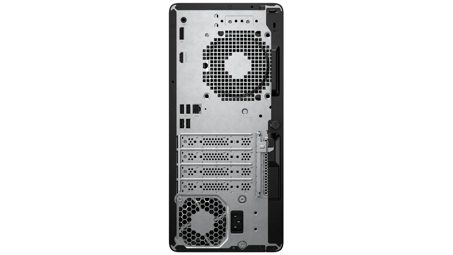 Stoln&iacute; poč&iacute;tač HP ProDesk TWR 2 G1i pohled zezadu