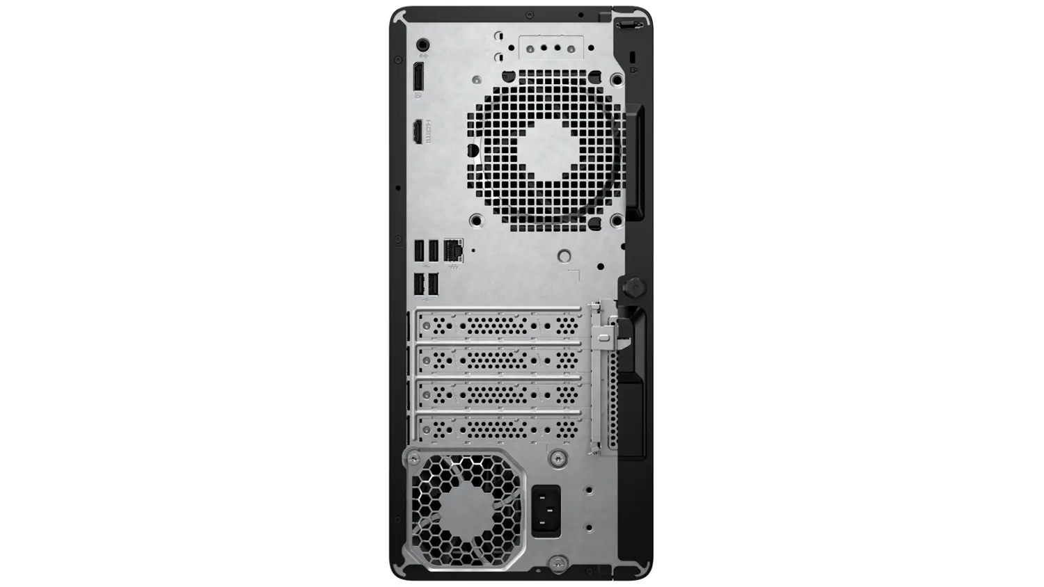 Stoln&iacute; poč&iacute;tač HP ProDesk TWR 2 G1i pohled zezadu
