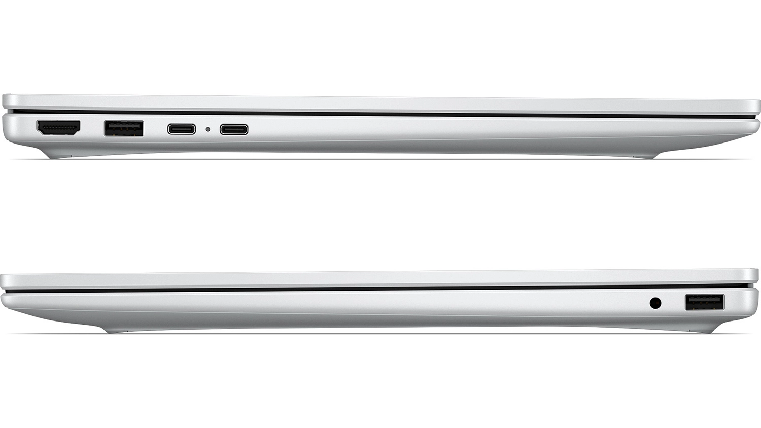 Porty po stranách notebooku HP OmniBook 3