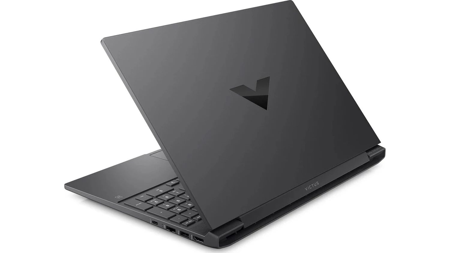 Notebook HP Victus &ndash; pohled na &scaron;asi s logem