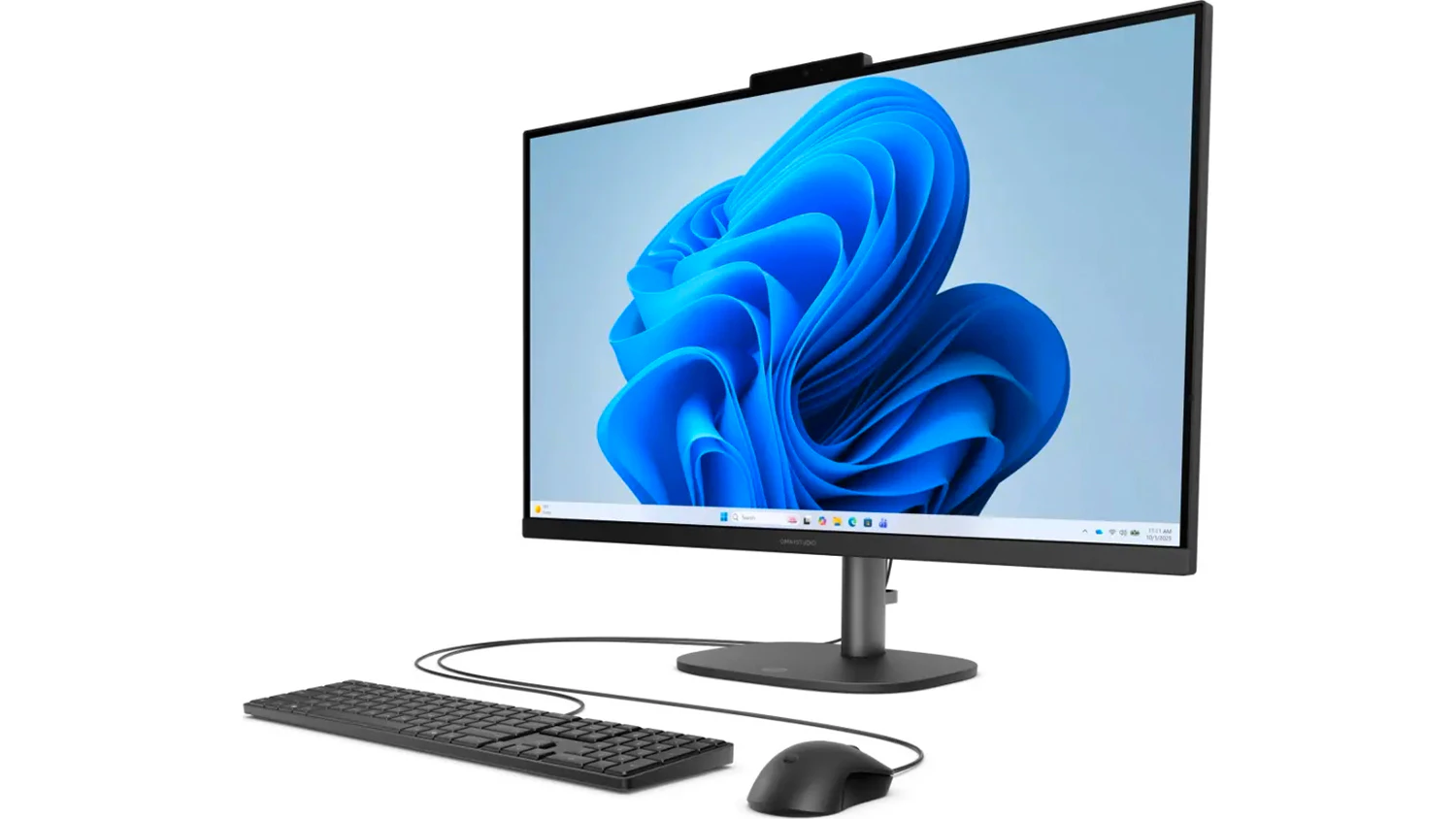 AIO poč&iacute;tač HP OmniStudio, pohled z boku