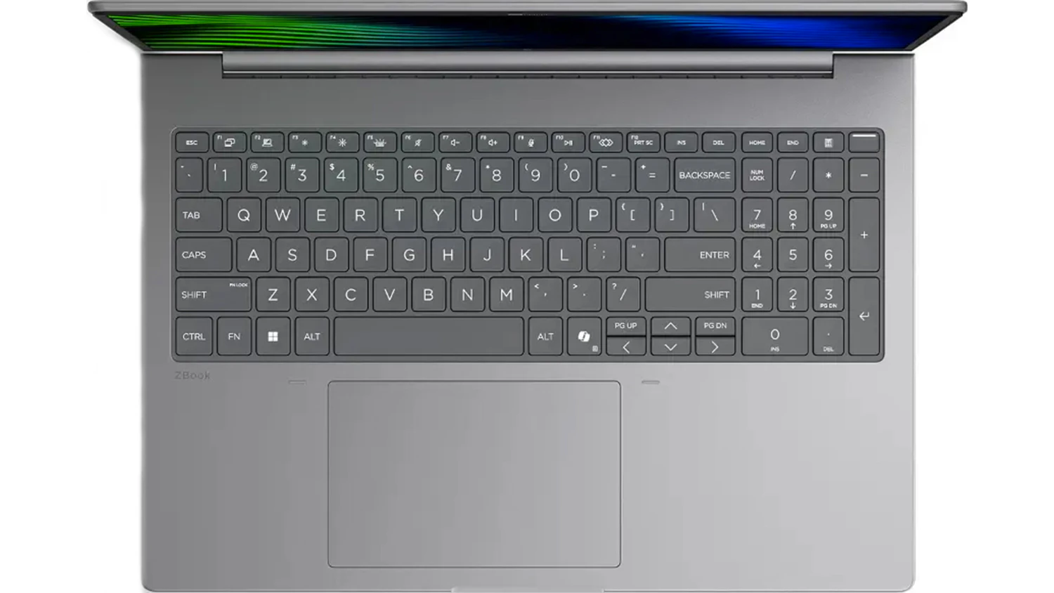 Notebook HP ZBook 8 G2i – klávesnice