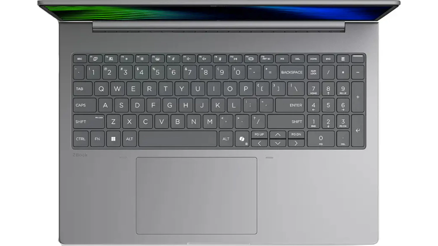 Notebook HP ZBook 8 G2i – klávesnice