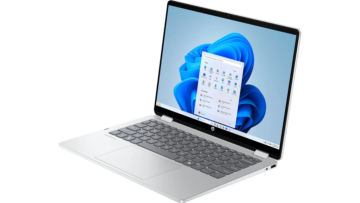 Notebook HP OmniBook 5 Flip – pohled z pravé strany