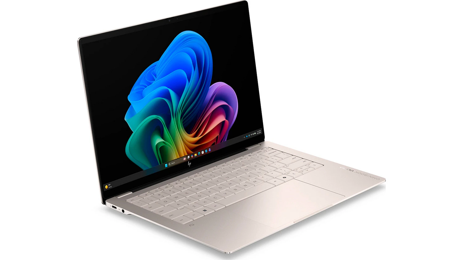 Notebook HP OmniBook Ultra, pohled z boku