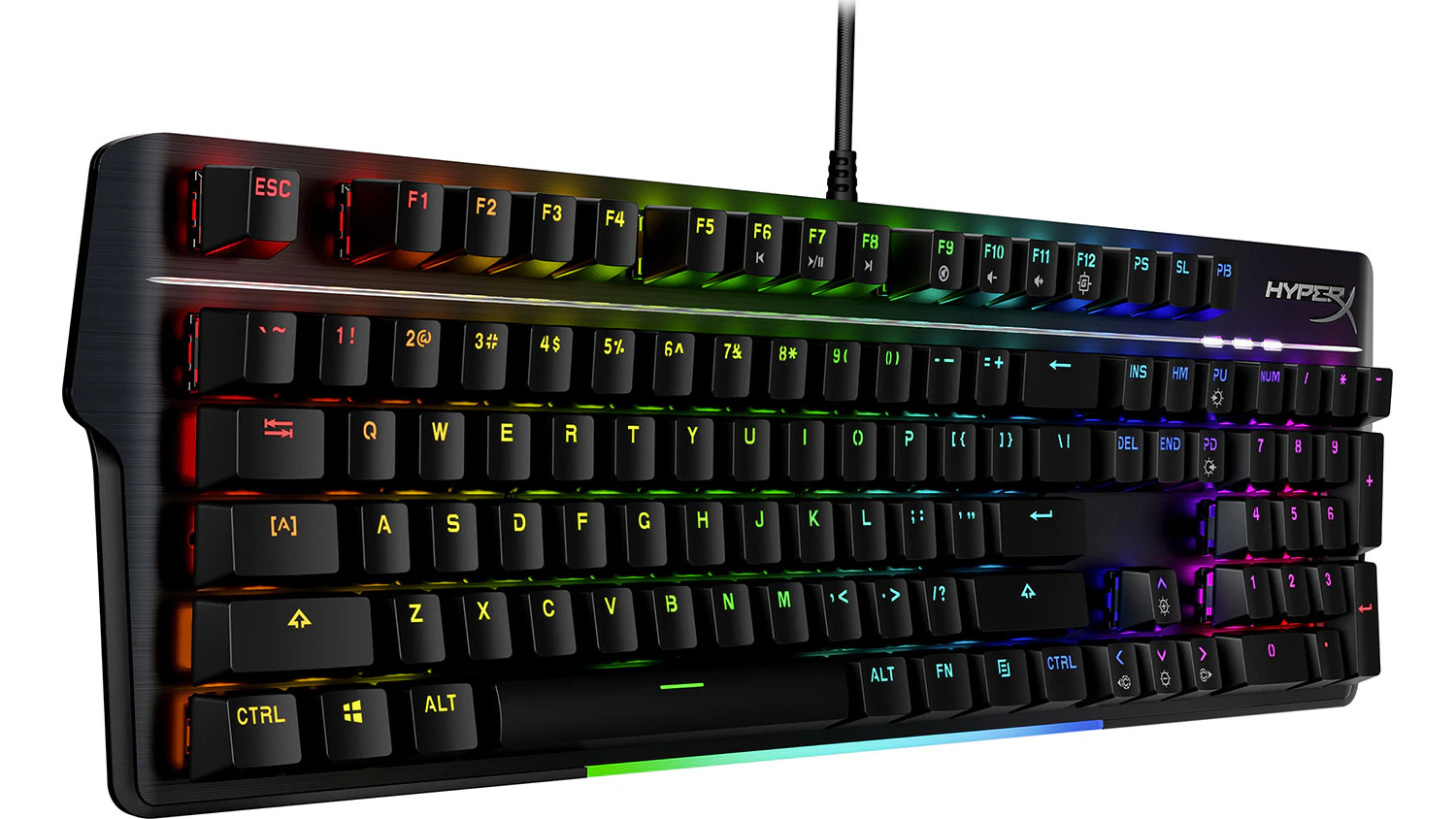 Nakloněna kl&aacute;vesnice HyperX Alloy