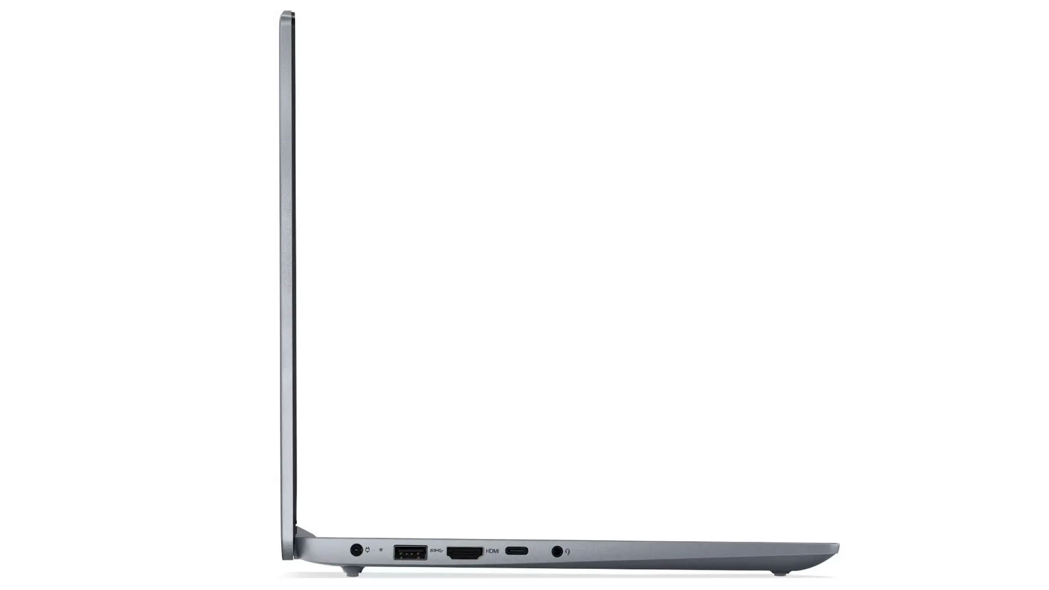 Porty notebooku Lenovo IdeaPad Slim 3 14AMN8 pohled z boku