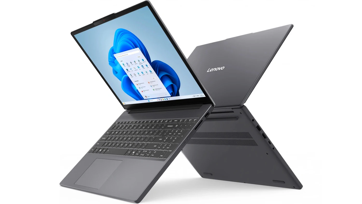 Dva notebooky Lenovo IdeaPad Slim 3 oproti sebe