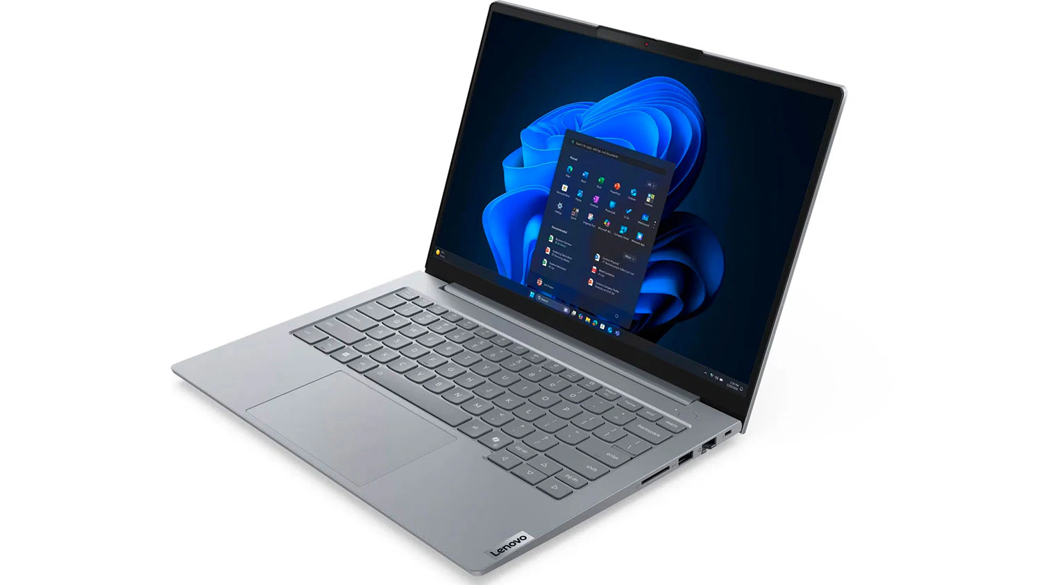 Notebook Lenovo ThinkBook &ndash; pohled na displej notebooku