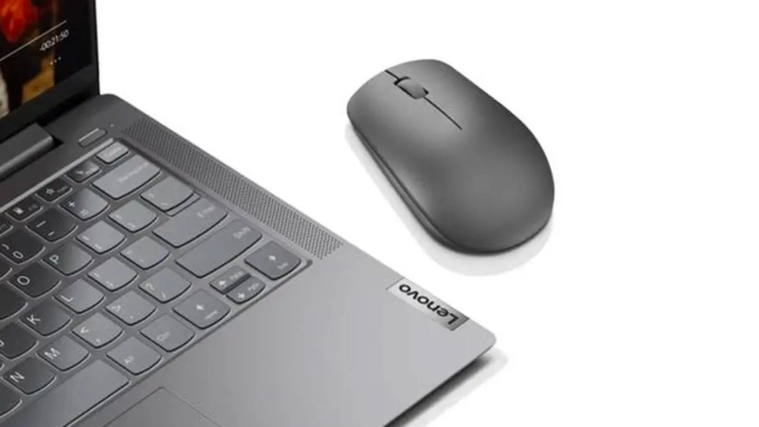 PC myš Lenovo 530 Wireless Graphite pri notebooku