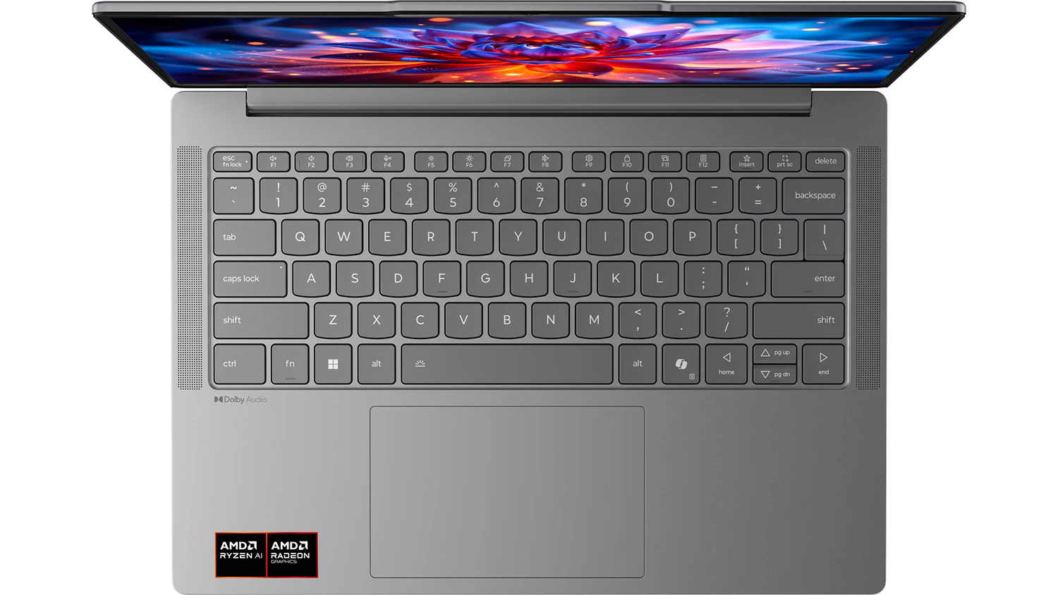 Pohled na kl&aacute;vesnici notebooku Lenovo