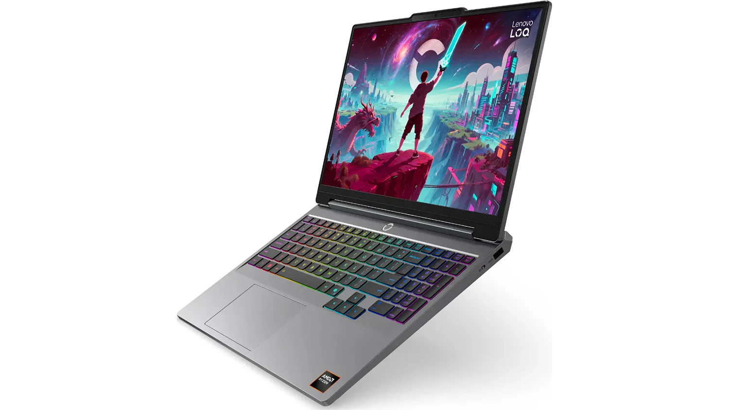 Notebook LOQ 15AHP11, rozevřený