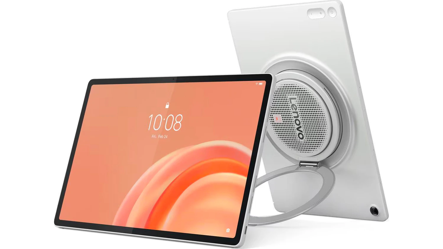 Tablet Lenovo Tab Plus Gen 2 12,1 8/256 GB Celestial White zepředu a zezadu