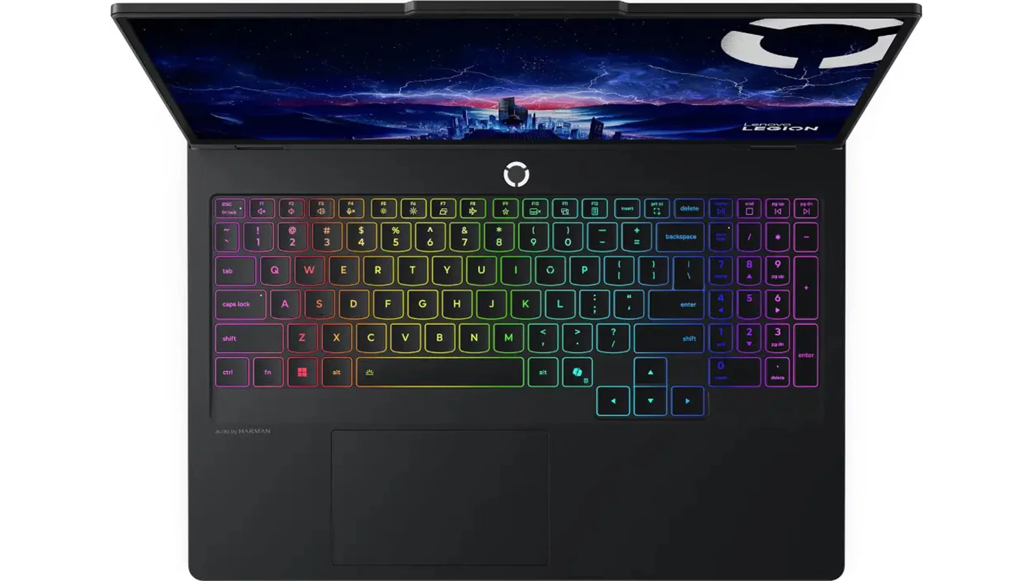 Pohled na kl&aacute;vesnici notebooku Lenovo