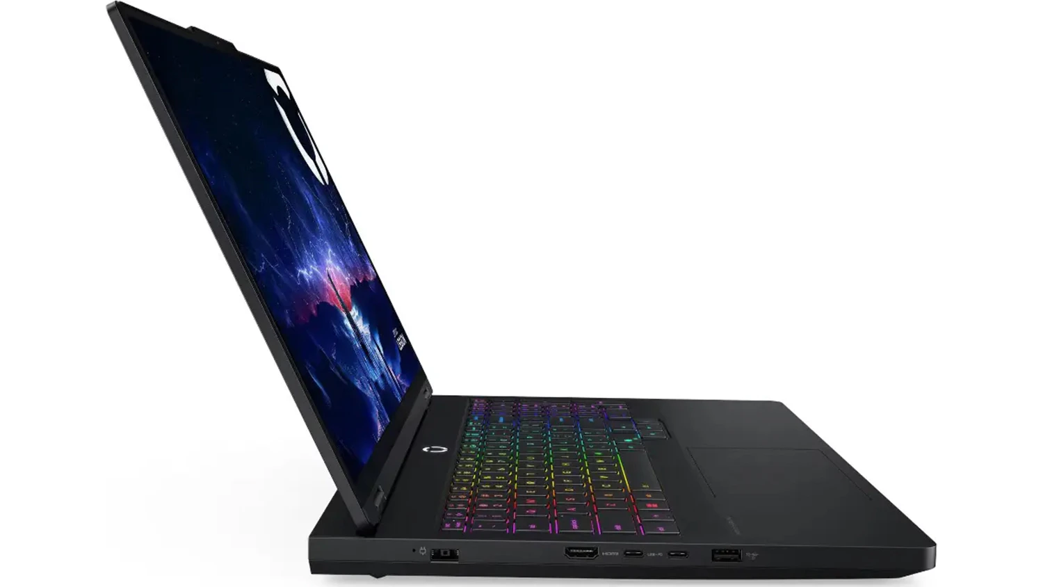 Pohled ze strany na notebook Lenovo Legion 5