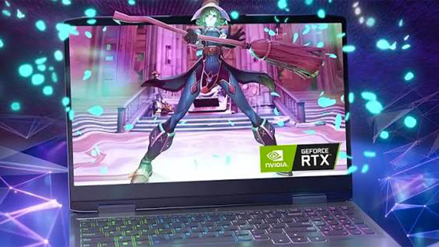 Notebook Lenovo s hern&iacute; grafikou v displeji