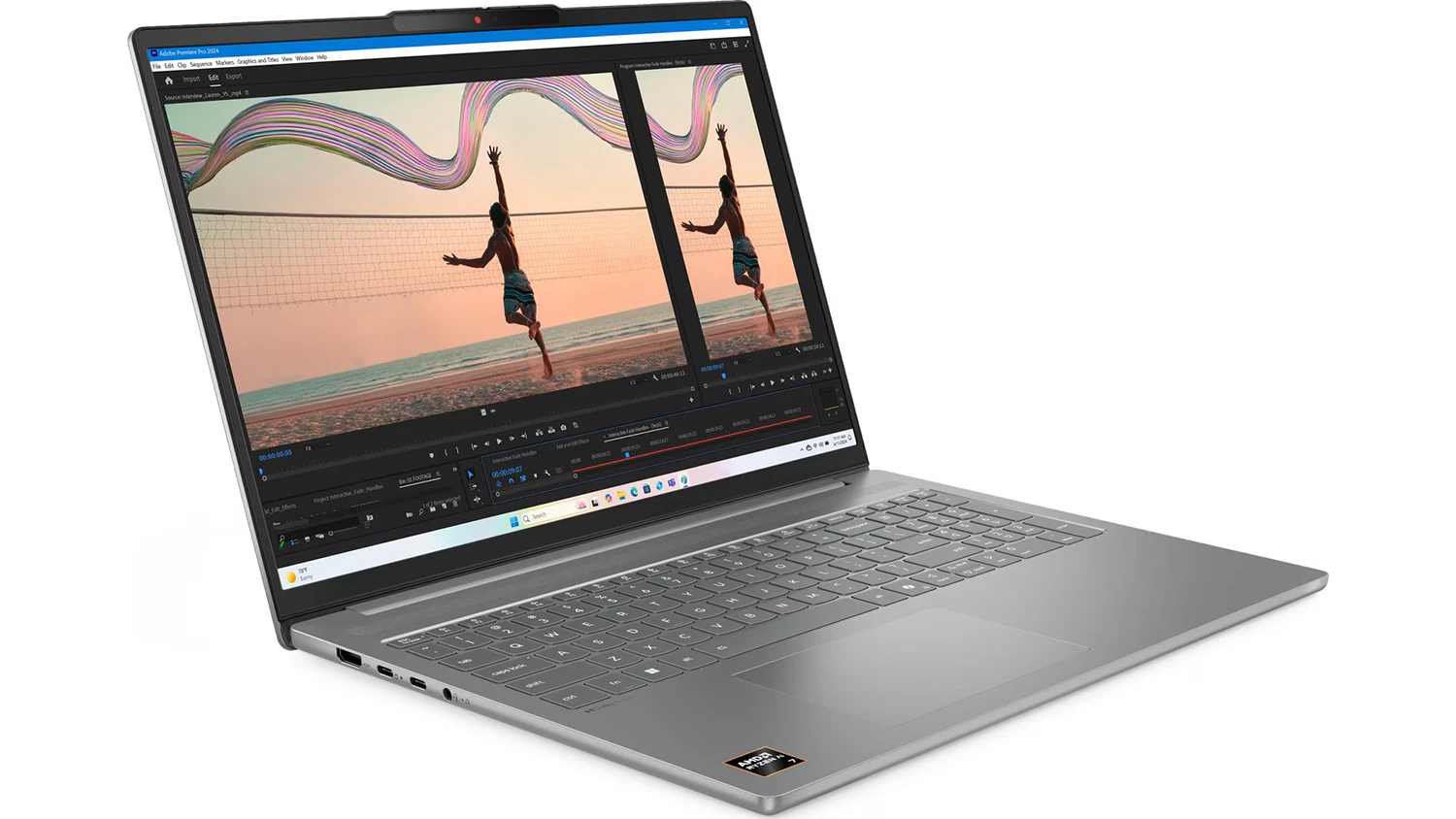 Notebook Lenovo IdeaPad Slim 5, pohled zboku