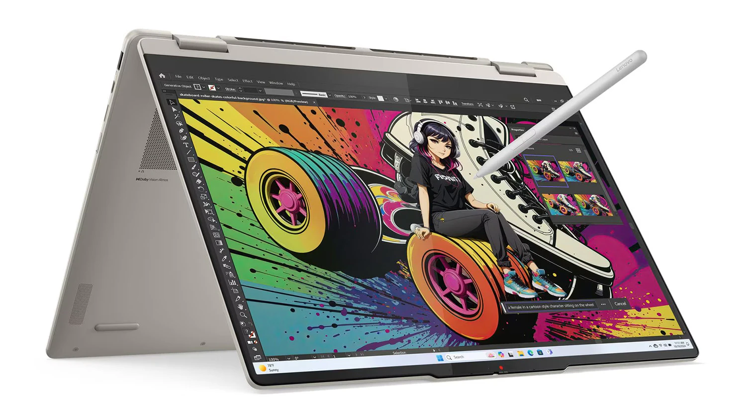 Notebook Lenovo Yoga 7 2-in1 jako stan