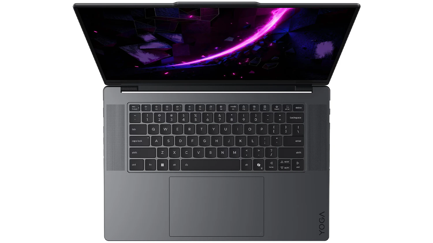 Notebook Lenovo Yoga Pro 9, přivřený