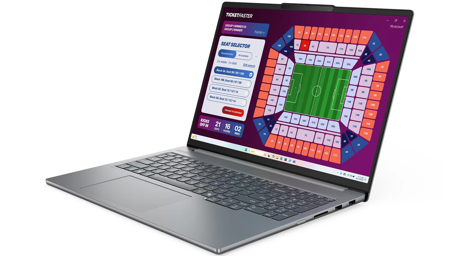 Notebook Lenovo IdeaPad Pro 5, pohled ze strany