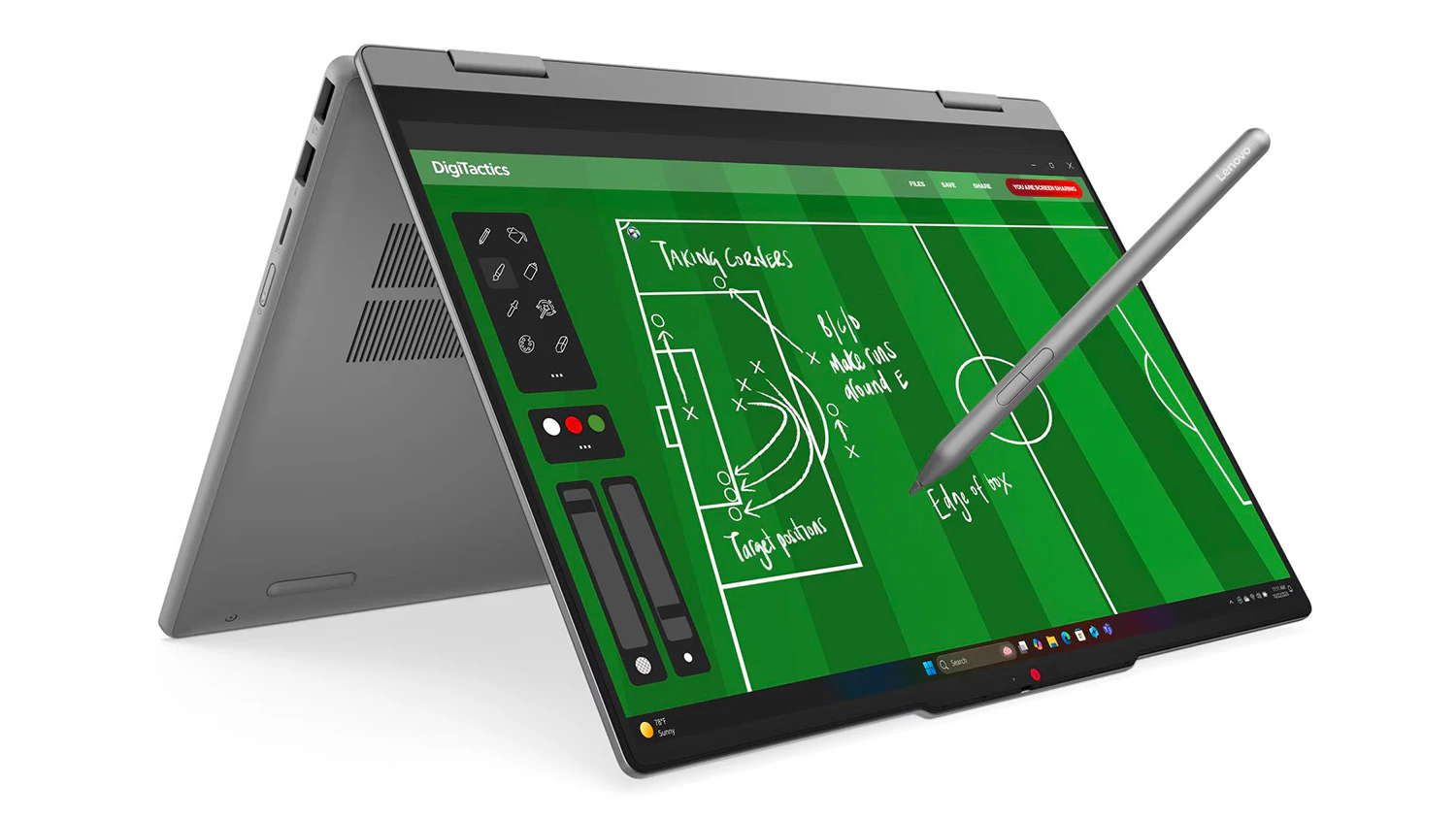 Notebook Lenovo IdeaPad 5 2-in-1 jako stan