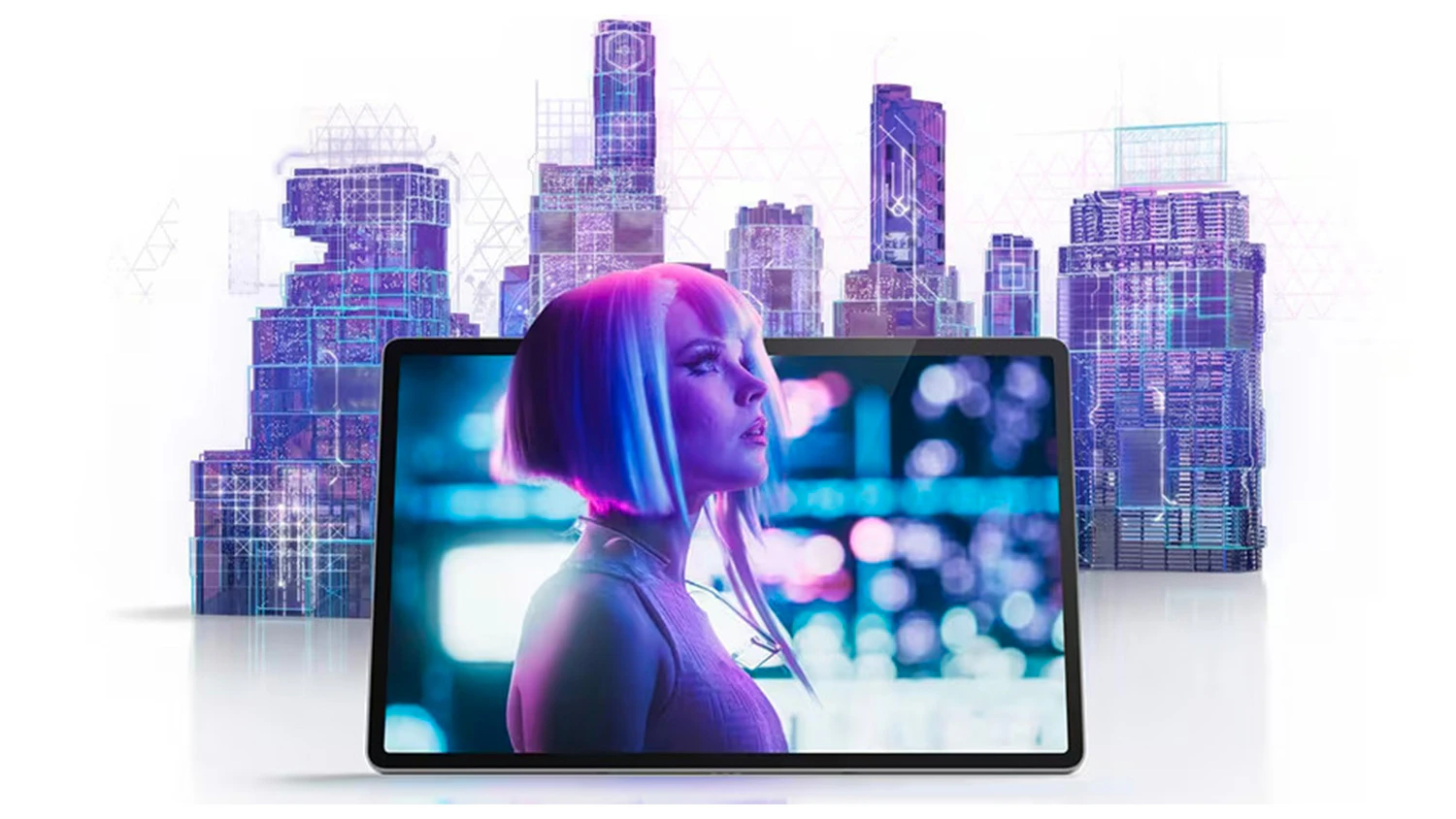Lenovo IdeaTab PRO G2 s grafikou města