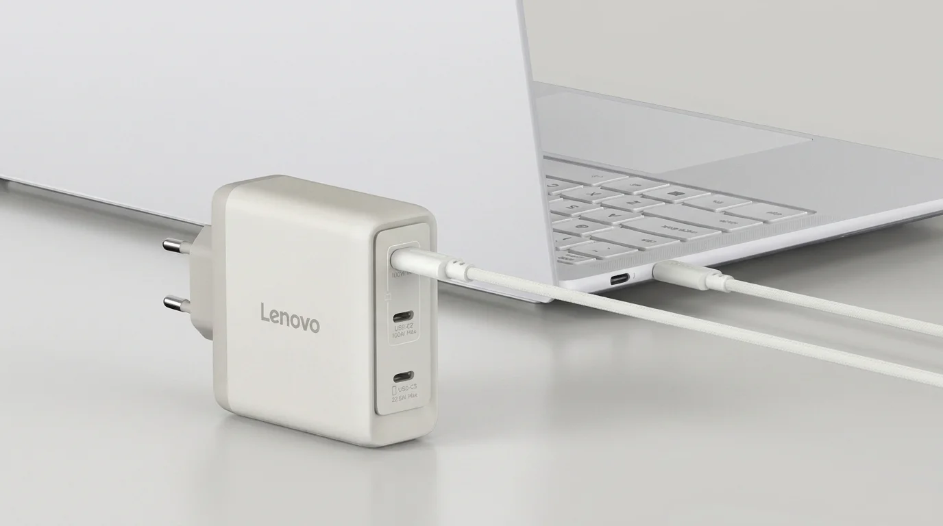 Napájecí adaptér Lenovo u notebooku