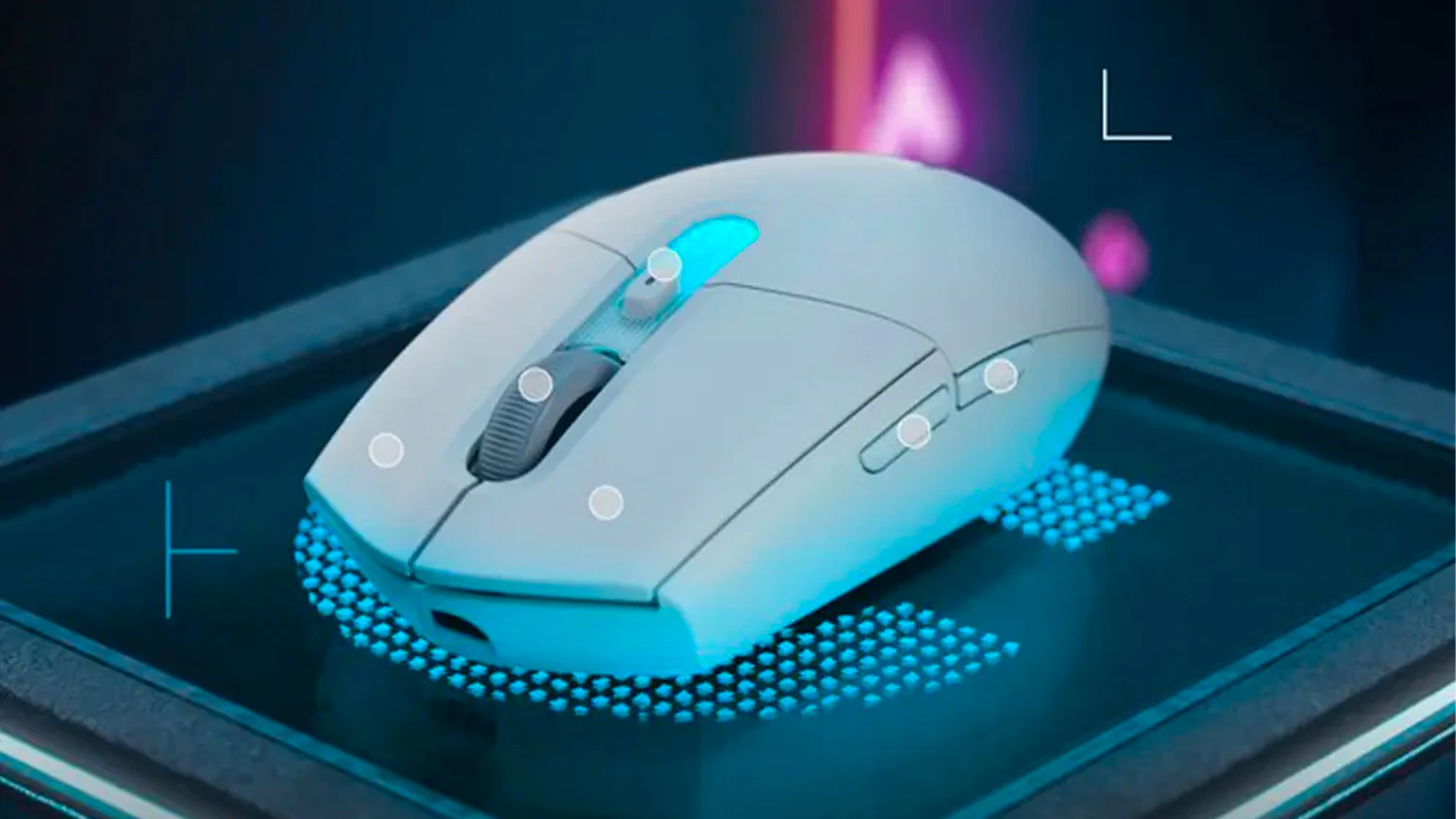 Grafika 6 programovatelných tlačítek herní myši Logitech