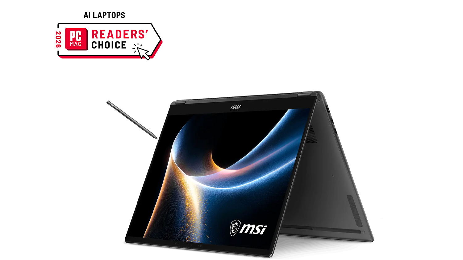 Notebook MSI Prestige 16 Flip AI+ jako stan