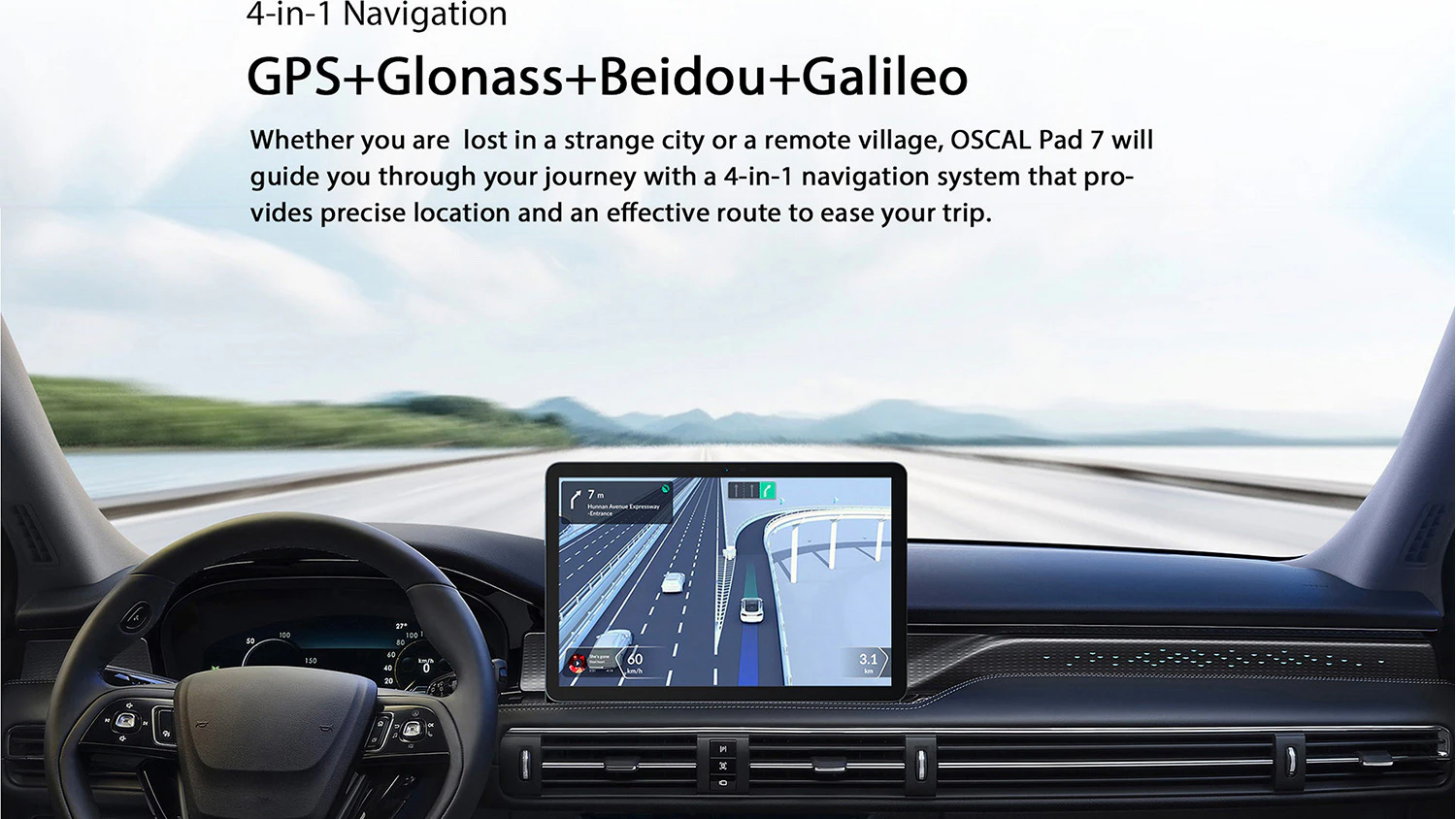 Tablet jako navigace v autě