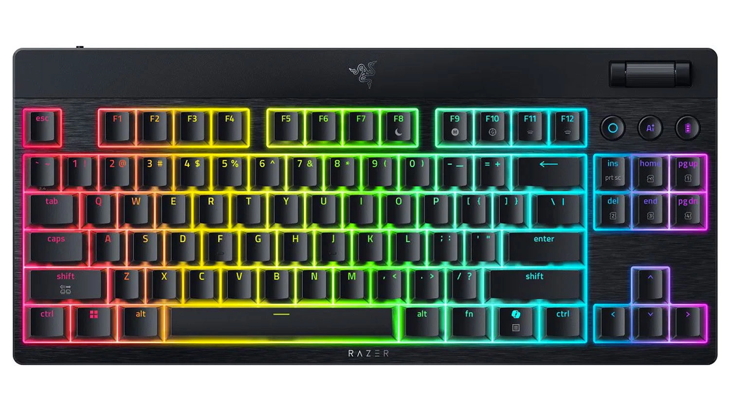 Herní klávesnice Razer BlackWidow V4 TKL HS (Orange Switch) rozložení USA