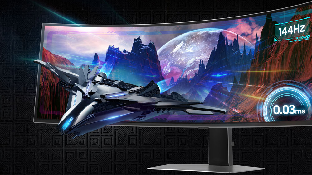 Obnovovací frekvence 144 Hz a odezva 0,03 ms na monitoru Odyssey G9_03