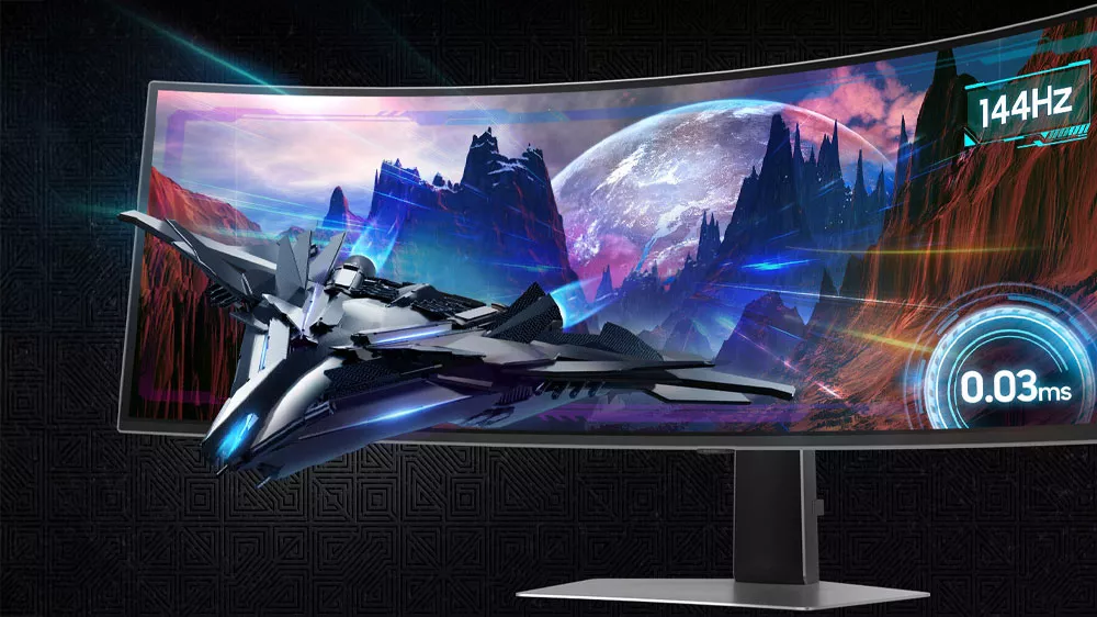 Obnovovacia frekvencia 144 Hz a odozva 0,03 ms na monitore Odyssey G9_03