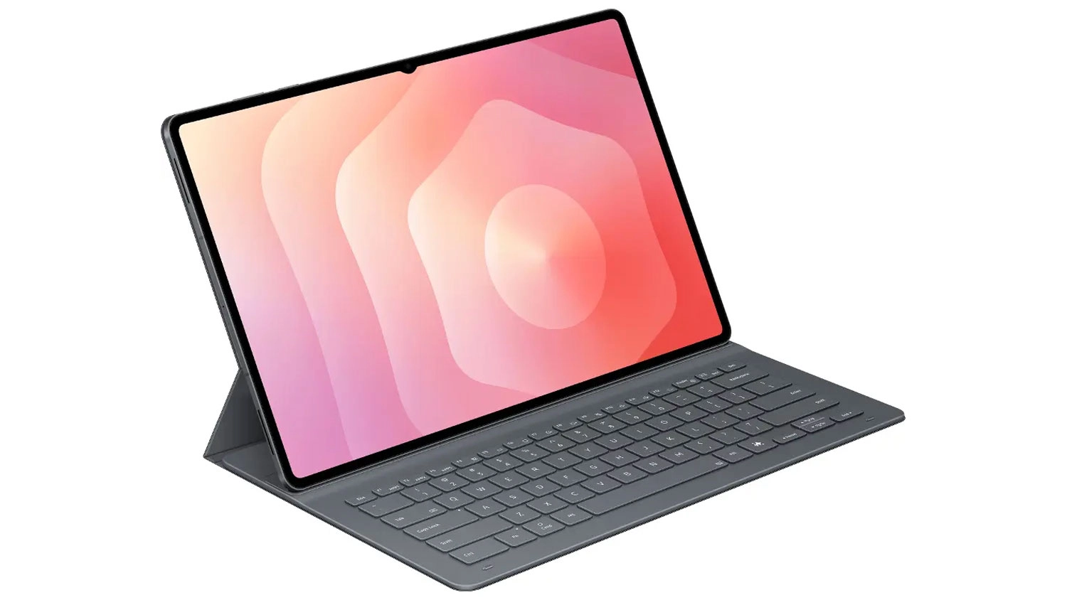 Tablet um&iacute;stěn&yacute; ve stoj&aacute;nku Samsung.