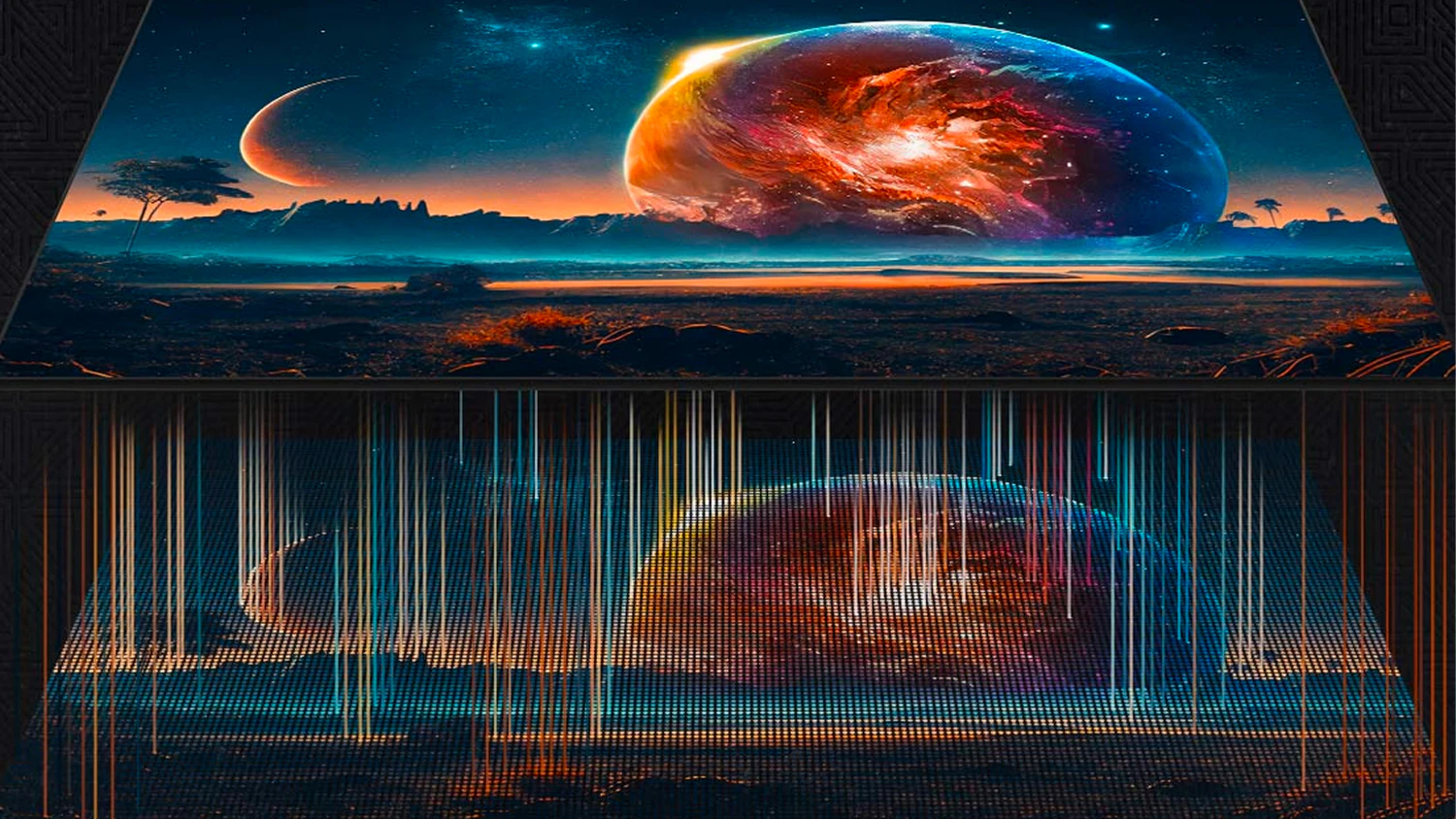 Ukázka OLED technologie monitoru Samsung