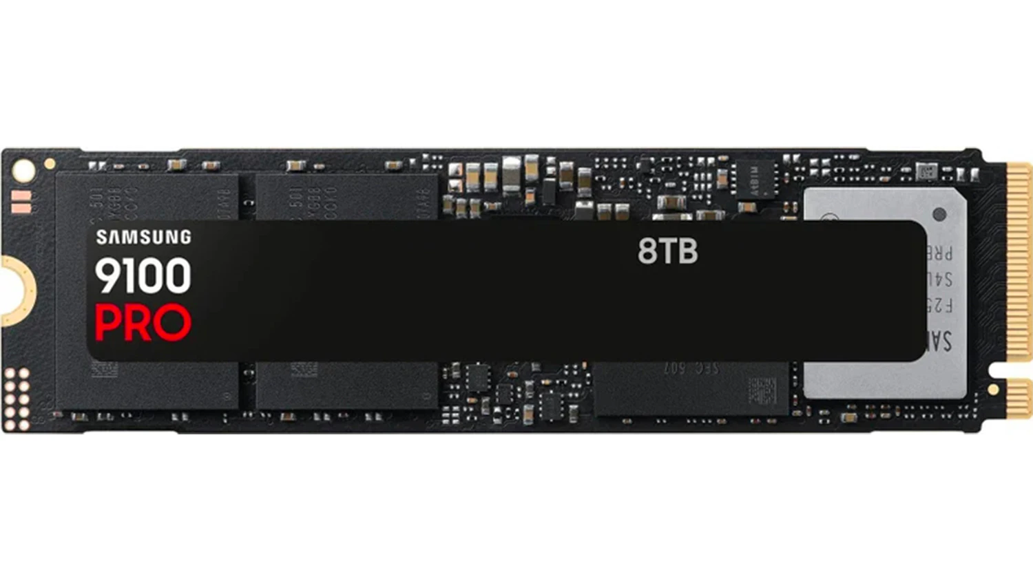 Datové úložiště SSD Samsung – pohled zezadu