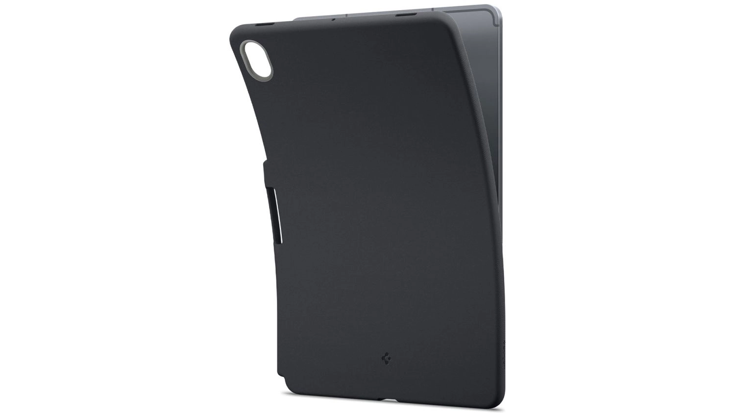 Pouzdro pro tablet Spigen Nano Pop Black Sesame Galaxy Tab S11 na zadní straně tabletu.