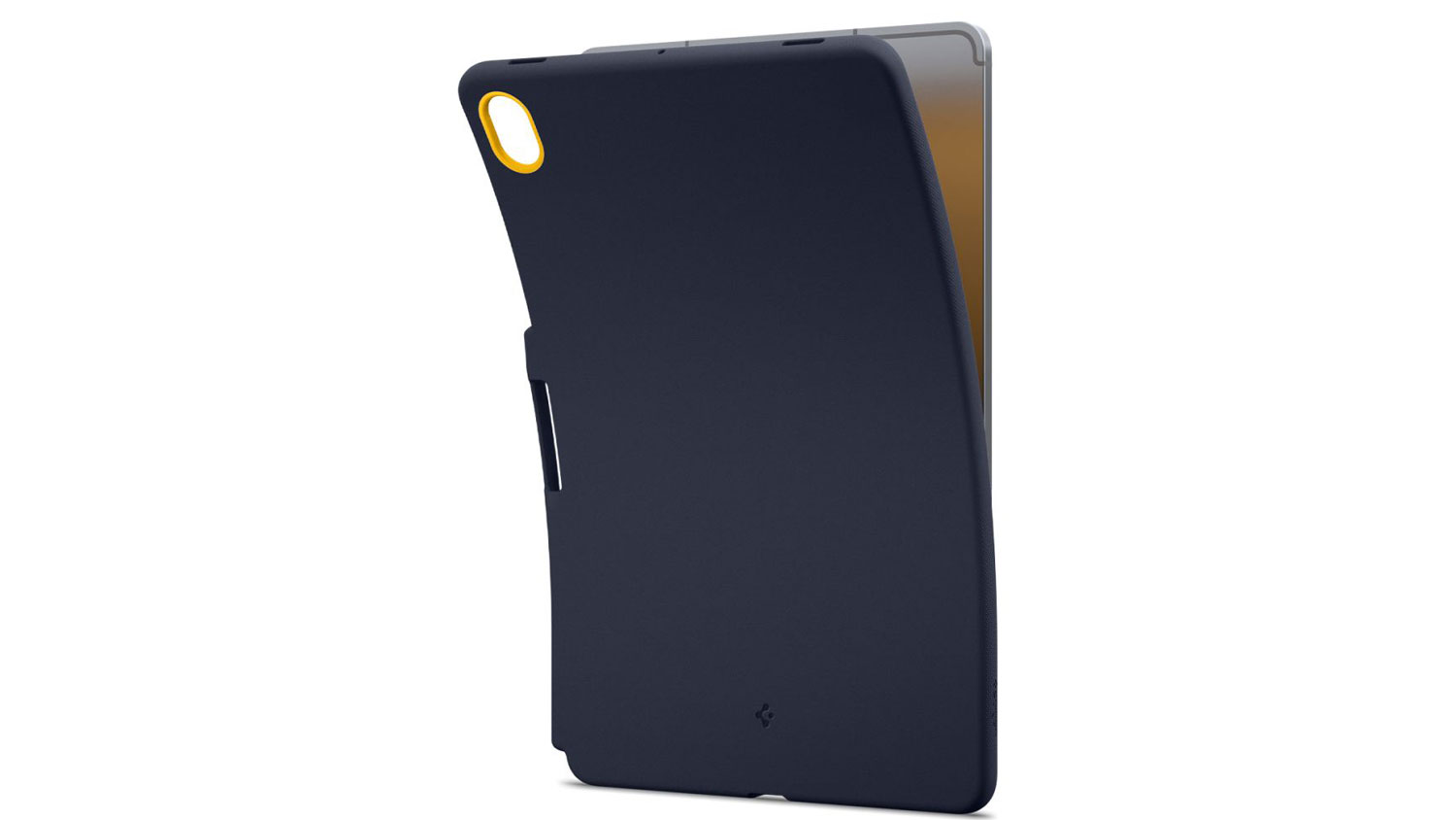 Pouzdro pro tablet Spigen Nano Pop Black Sesame Galaxy Tab S11 na zadní straně tabletu.