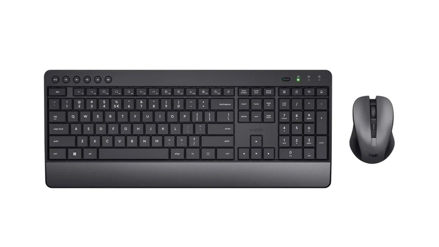 PC klávesnice s myší Trust Trezo Eco DE