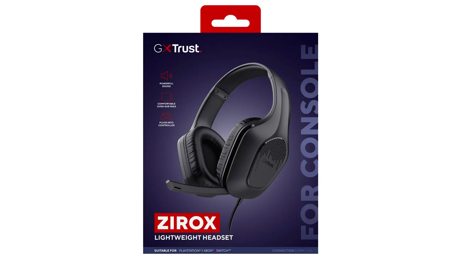 Herné slúchadlá TRUST GXT 417 Zirox Console v originál krabici
