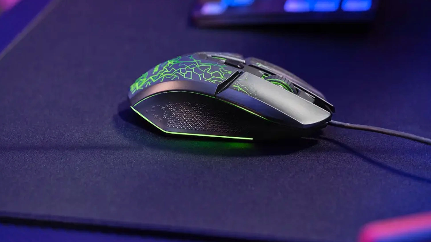 Hern&aacute; my&scaron; Trust GXT 113 Felox Illuminated z boku